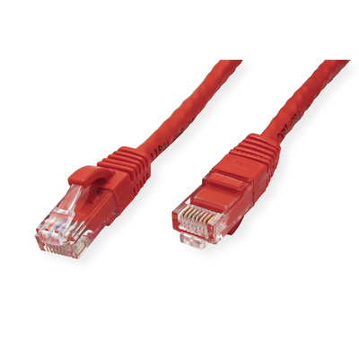 UTP Patchkábel 7m cat.6a, červený, Cu