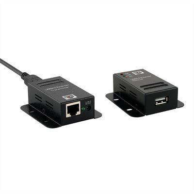 Predĺženie USB 2.0 cez TP do 50m, PoC (Power Over Cable)