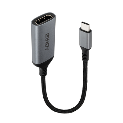 Adaptér USB 3.1 Typ C na HDMI 2.1 8K@60Hz, čierny, 15cm