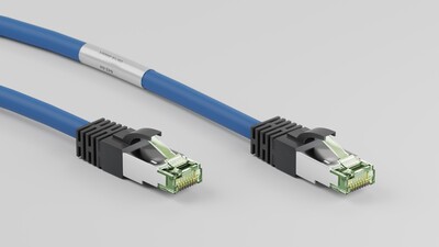 S/FTP (PiMF) Patchkábel LSOH 20m cat.8.1, modrý, Cu, 40GBit/s, 2000MHz