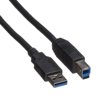 Kábel USB 3.2 Gen 1, A-B M/M 1.8m, 5Gbps, čierny