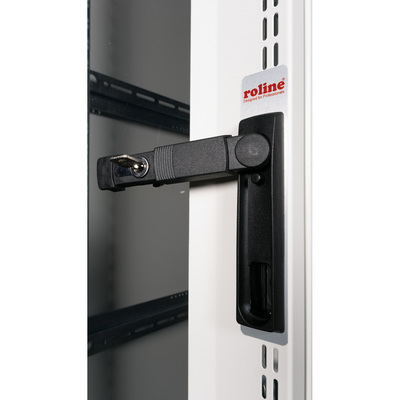 19" Rack na podlahu 36U, 1705x600x1000mm (HxWxD), PRO, Plexiglas, sivý