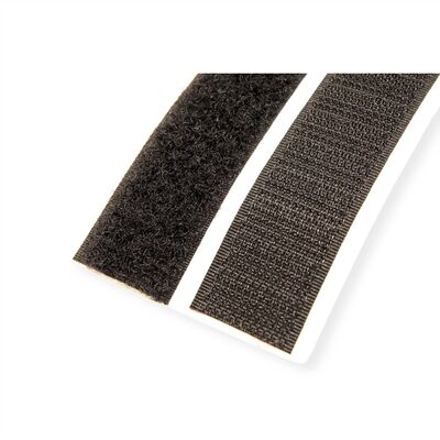 Suchý zips "hook & loop", nalepovací, 5m, šírka 20mm, čierny, VELCRO®