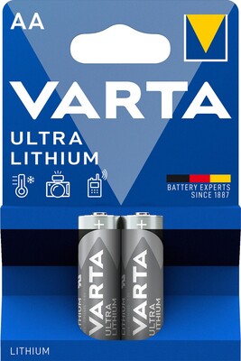 Batéria VARTA Ultra Lítiová AA (2ks) 1.5V (FR6 6106) 2BL