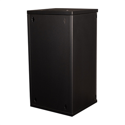 10" Rack na stenu 12U, čierny, 595x312x300 mm (HxWxD), RAL 9005