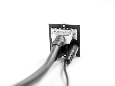 Modul pre BACHMANN, HDMI + VGA + 3.5mm stereo jack, F/F, 0.2m, čierny