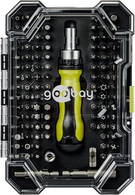 Sada skrutkovač so 100-dielnou sadou bitov