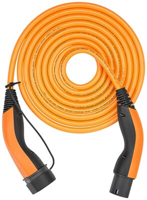 Kábel LAPP HELIX Komfort nabíjací pre elektromobily Type 2, 5m, 22kW, 32A, 3 fázy, oranžový