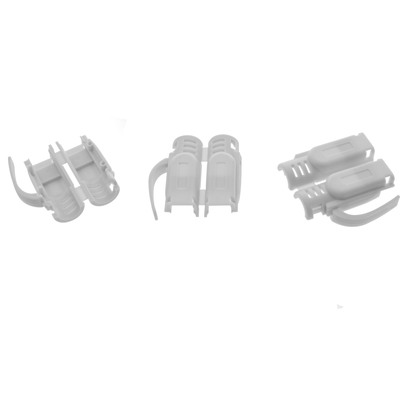 Konektor 8/8 RJ45 cat.6a, tienený + krytka sivá, s vodiacou vložkou, 100ks/bal