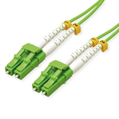 Fiber kábel LC-LC, 10m Duplex OM5(50/125µm), LSOH, 2mm, zelený