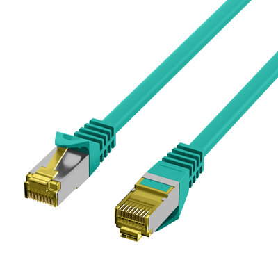 S/FTP (PiMF) Patchkábel LSOH 1.5m cat.7, zelený, Cu