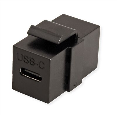 Modul USB 3.1 CF/CF, Keystone, čierny, 5Gbit/s