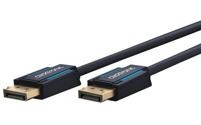 Kábel DisplayPort M/M 5m, 4K@60Hz, DP v1.2, 21.6Gbit/s, modrý, pozl. konektor, ClickTronic