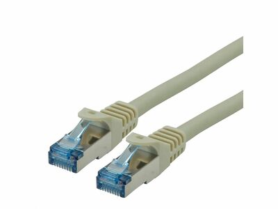 S/FTP (PiMF) Patchkábel LSOH 5m cat.6a, sivý, Cu, Component Level, GHMT