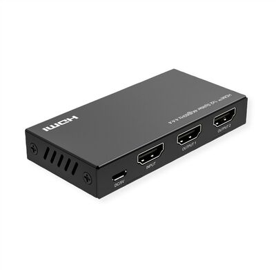 Video distribútor/splitter HDMI 1IN/2OUT, EDID Managment, UHD 4K@60Hz 18G
