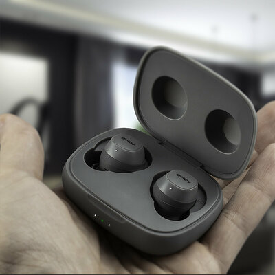 Slúchadlá do uší (LE400W), Bluetooth 5.0, s dotykovým ovládaním čierne