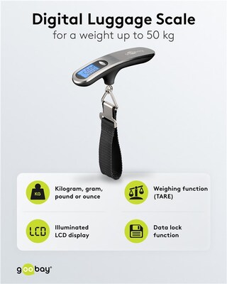 Digitálna váha na batožinu do 50kg