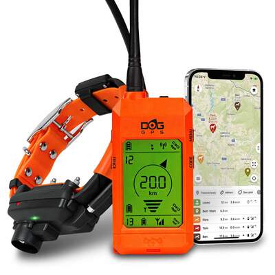 Vyhľadávacie a výcvikové zariadenie pre psov DOG GPS X30TB, so zvukovým lokátorom,dosah 20km,13 psov