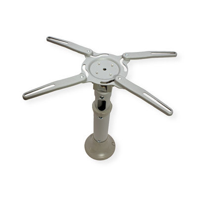 Držiak pre projektor, stropný, s kĺbom, max. 11.5kg, dĺžka 170mm/410-510mm, rozteč max. 370mm, sivý
