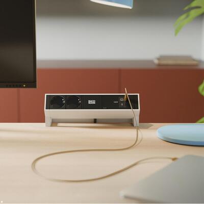 Modul pre BACHMANN, nabíjací/charger, 3xUSB (USB C), PD (28V5A) 140W, ext. zdroj, čierny