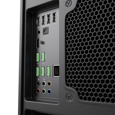 USB Port Blocker, 1x kľúč, 4x zámok USB-A, zelený