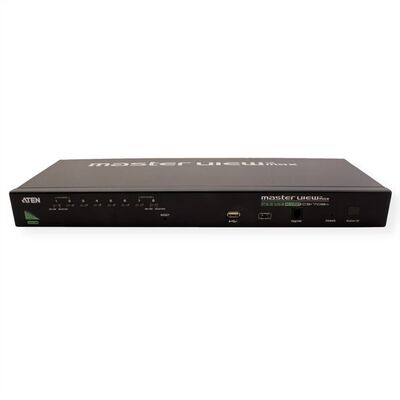 KVM switch/prepínač 8PC, VGA, PS/2+USB, OSD