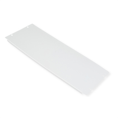 19" záslepka 4U, kovová, sivá RAL7035