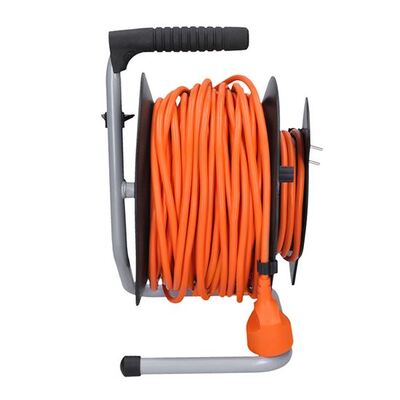 Predlžovačka bubon 50m 1 zásuvka, 1.50mm², 16A, 3600W, oranžová