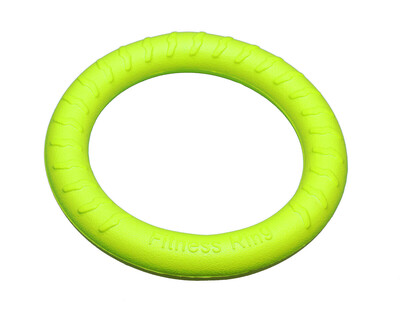 Hračka penový kruh, veľký, plávajúci, 18cm,  FOAM, žltý