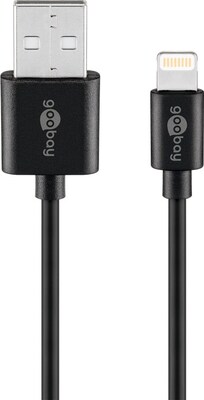 Kábel USB "Lightning" pre Apple, 0.5m, High Speed, čierny