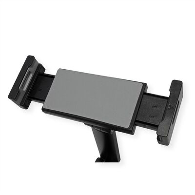 Držiak pre tablety 4.7-12.9" na stôl, univerzálny, max 1kg, rameno 470mm, čierny