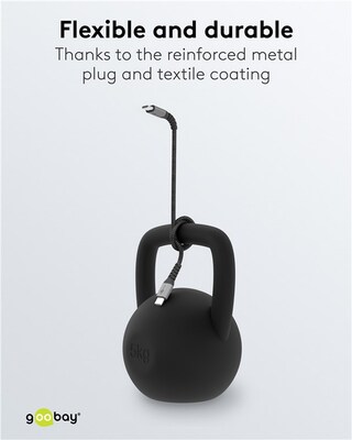 Kábel USB 2.0 CM/CM Typ C 0.5m, High Speed, Power Delivery 60w 20V3A, čierny/sivý