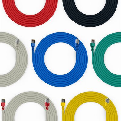 S/FTP Patchkábel LSOH 40m cat.5e, zelený, Cu, Draka UC300 s TM11