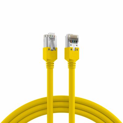 S/FTP Patchkábel LSOH 1.5m cat.5e, žltý, Cu, Draka UC300 s TM11