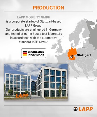 Kábel LAPP nabíjací pre elektromobily Type 2, 5m, 22kW, 32A, 3 fázy, čierny