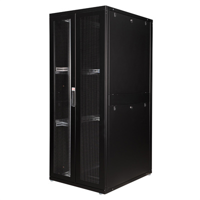 19" Rack na podlahu 42U, 1970x800x1000mm (HxWxD), PRO, čierny
