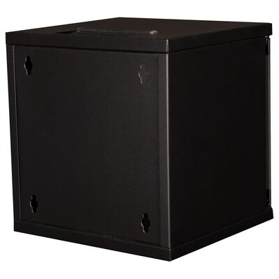 10" Rack na stenu 6U, čierny, 330x312x300mm (HxWxD), RAL9005