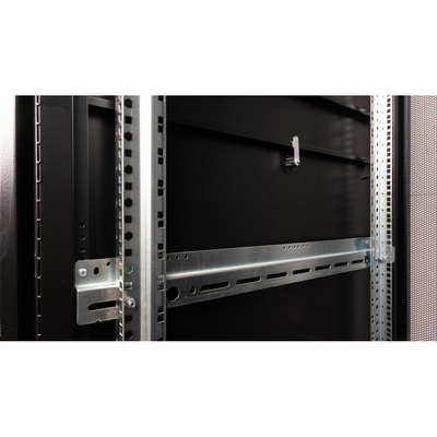 19" Rack na podlahu 42U, 1970x600x1000mm (HxWxD), PRO, čierny