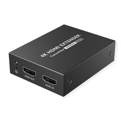 Predĺženie HDMI cez TP do 40m, IR, 4K@60Hz, Power over Cable (PoC), s lokálnym monitorom "loop out"