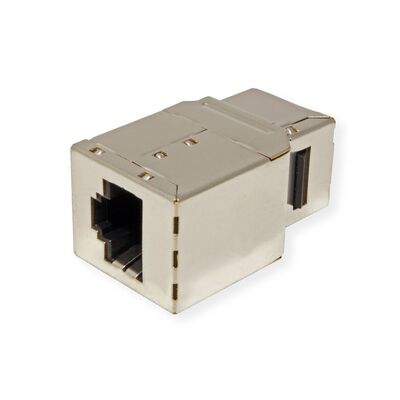 Konektor Keystone cat.6a, tienený, strieborný, SPOJKA RJ45