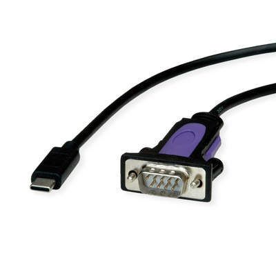 Káblový adaptér USB 3.1 Typ C na RS232 (M), 9pin, 1.8m, FTDI chipset