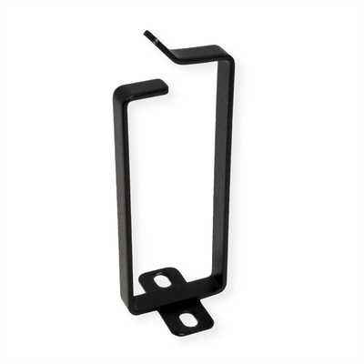 19" vyväzovacie oko 40x40mm, 44x100mm, čierny, 10ks/bal