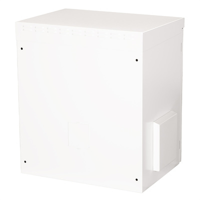 19" Rack na stenu 12U, sivý, 713x600x450mm (HxWxD), RAL7035, IP55, vonkajší, odnímateľné bočnice