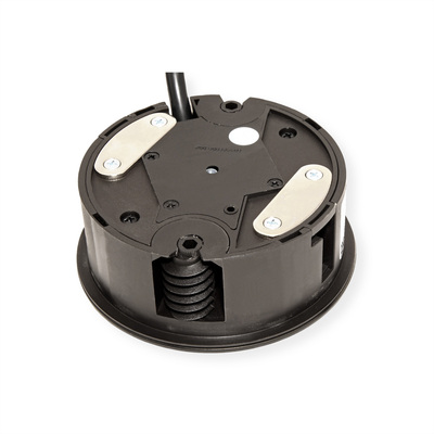 TWIST 2xUTE 230V, 2m kábel 1.5mm², vidlica CEE7/7, čierny matný