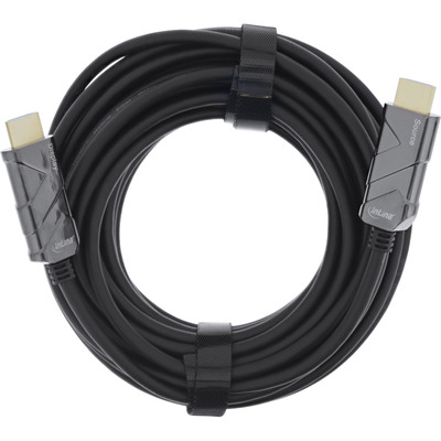 Kábel HDMI M/M 15m, Ultra High Speed+Eth, 8K@60Hz, HDMI 2.1, čierny, jednosmerný, aktívny, optický