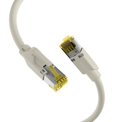 S/FTP (PiMF) Patchkábel LSOH 1m cat.7, sivý, Cu, Dätwyler 7702 Flex s TM31