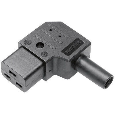 Konektor C19 IEC320 16A, samica, doľava