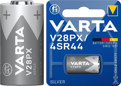 Batéria VARTA Striebrooxidová 4SR44 6.2V 145mAh (V28PX 4028) 1BL
